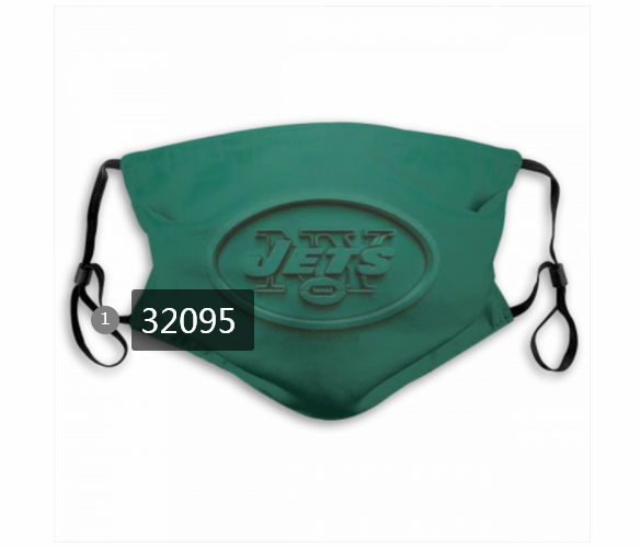 NFL 2020 New York Jets #75 Dust mask with filter